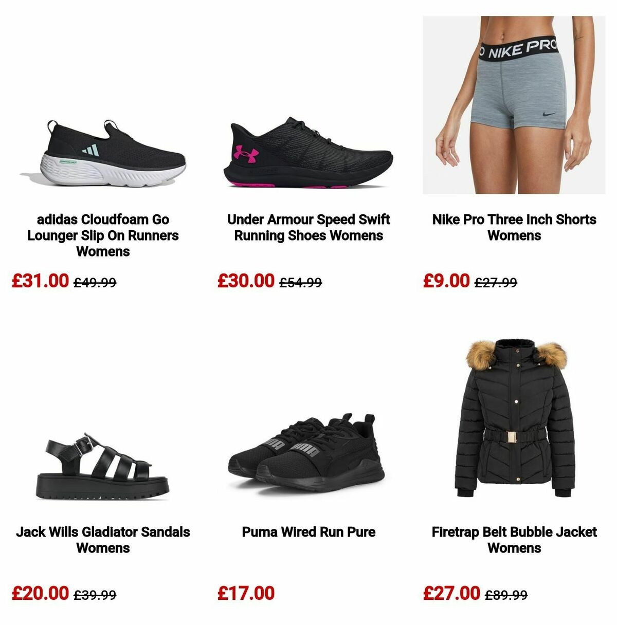 Sports Direct Offers from 5 August