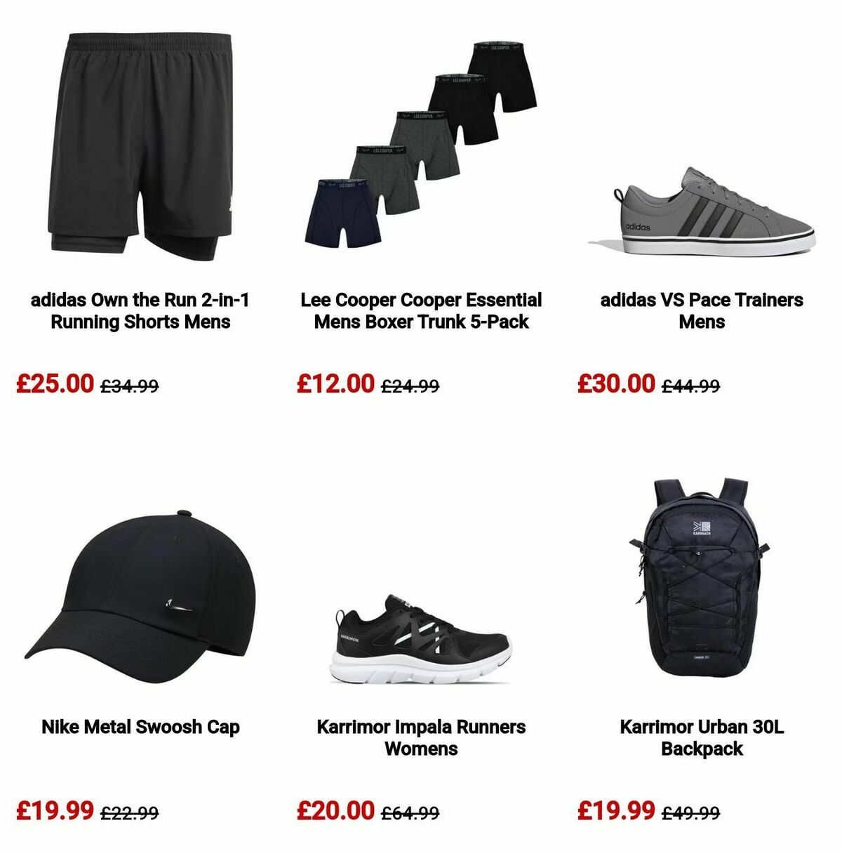 Sports Direct Offers from 5 August