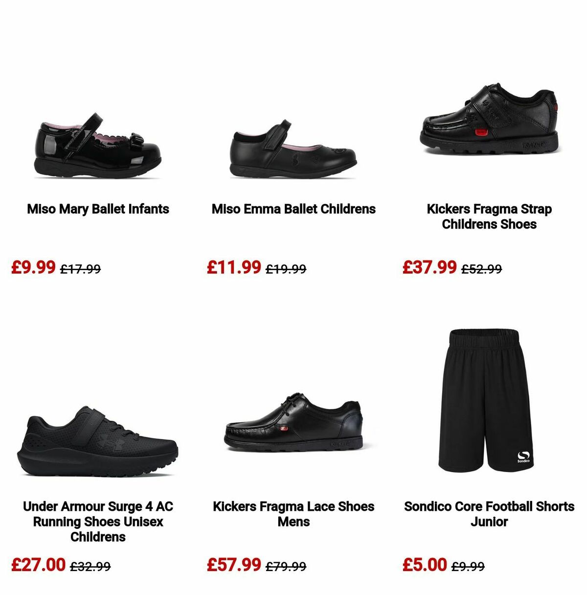 Sports Direct Offers from 5 September