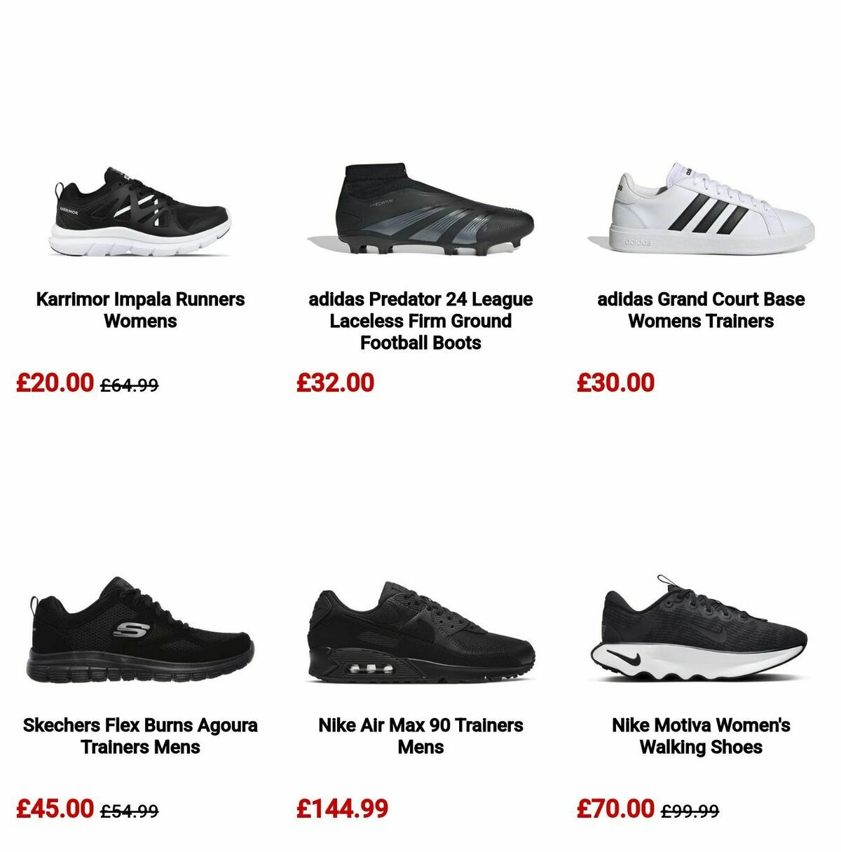 Sports Direct Offers from 5 September