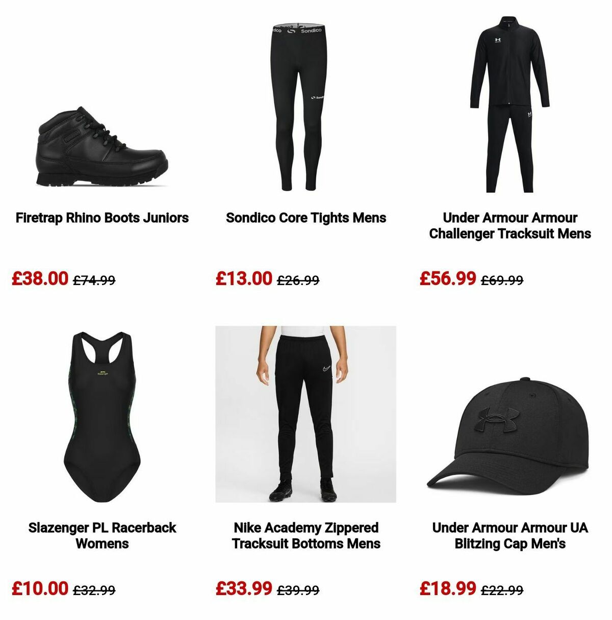 Sports Direct Offers from 5 September