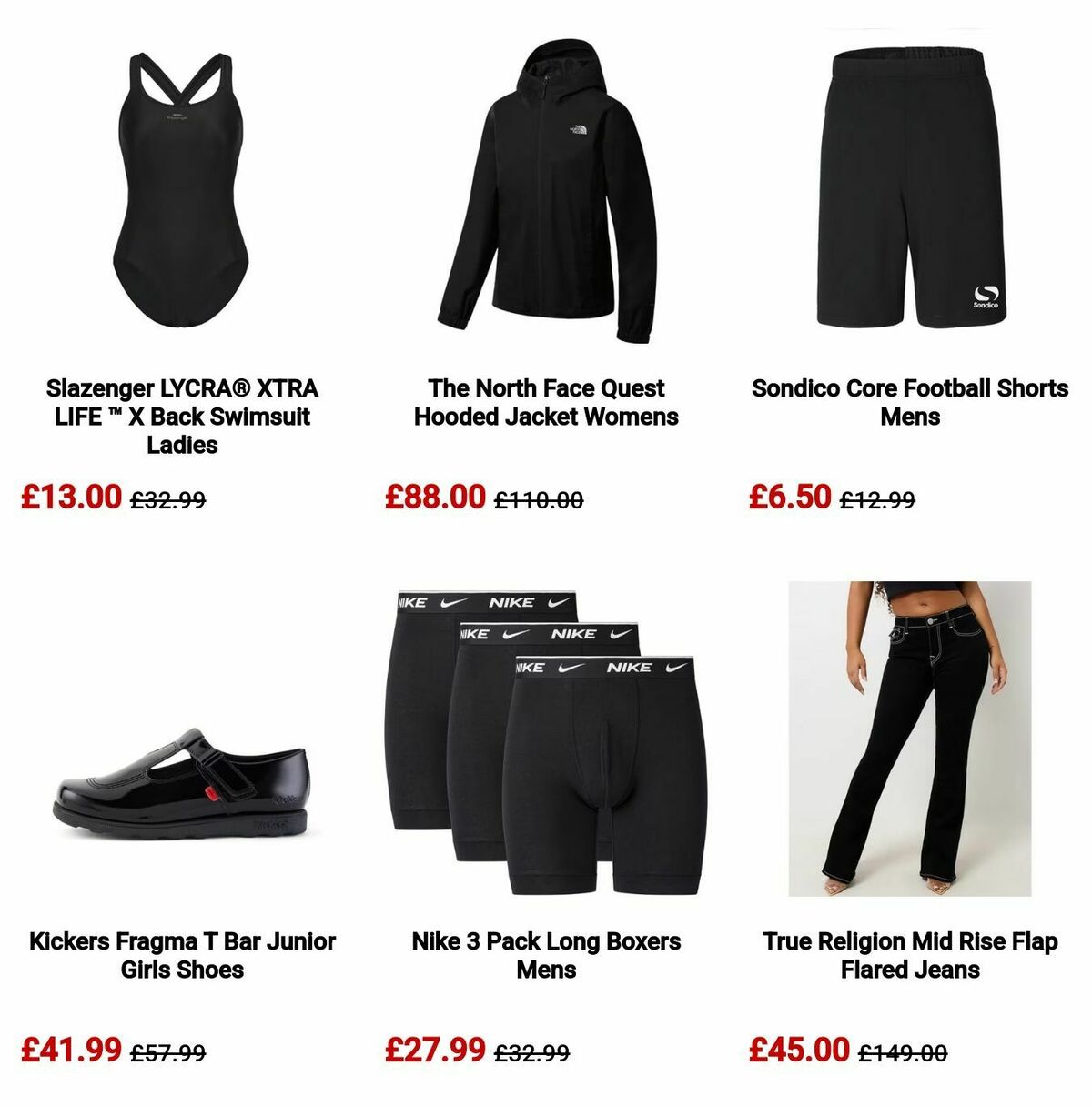 Sports Direct Offers from 5 September