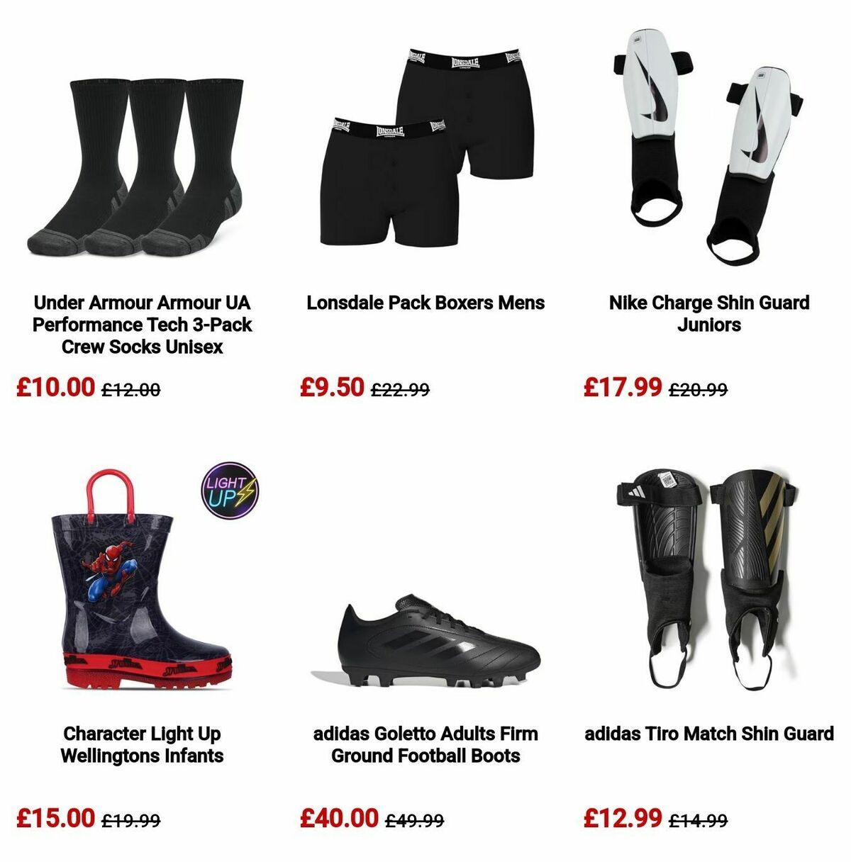 Sports Direct Offers from 5 September