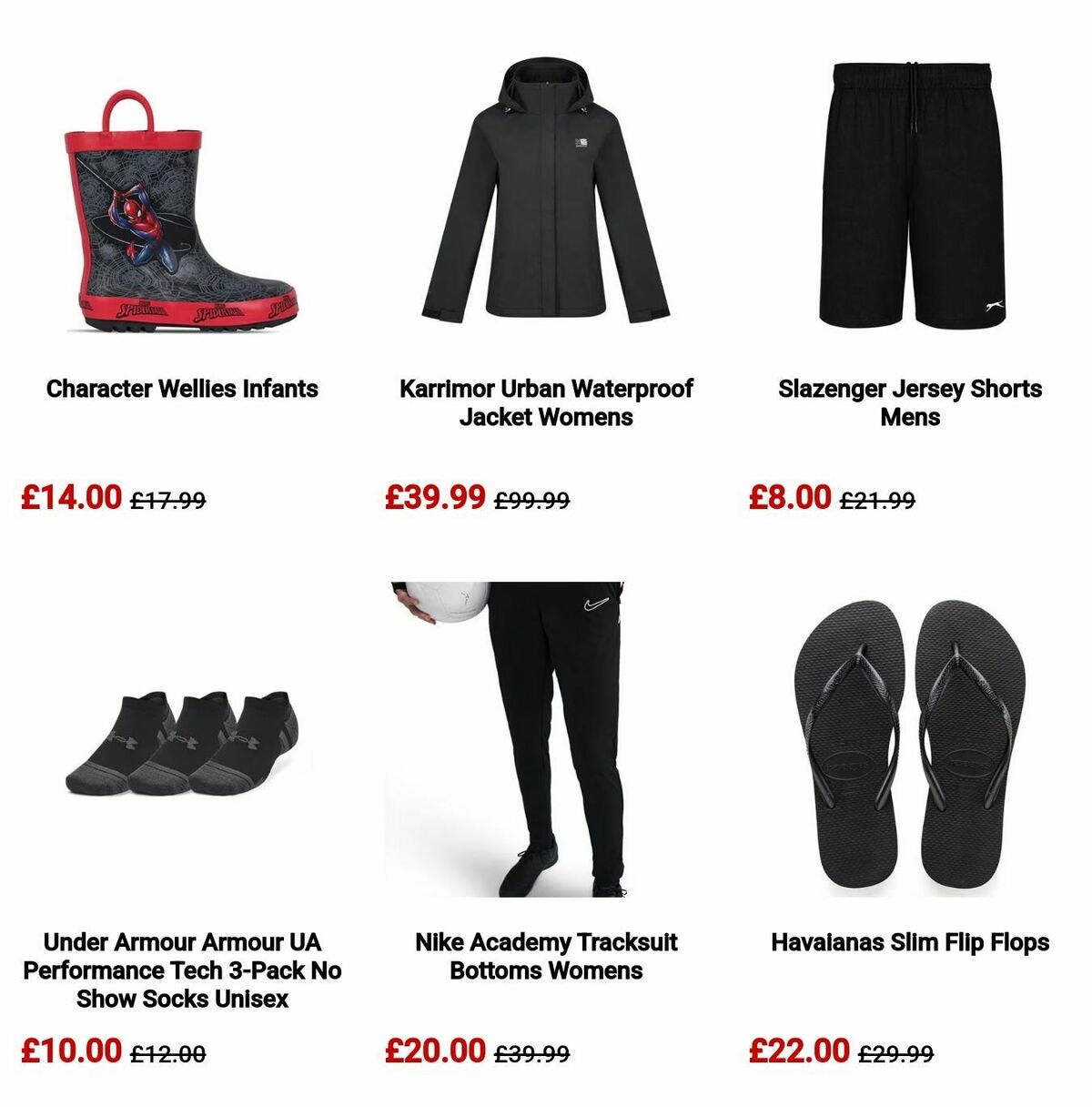 Sports Direct Offers from 5 September