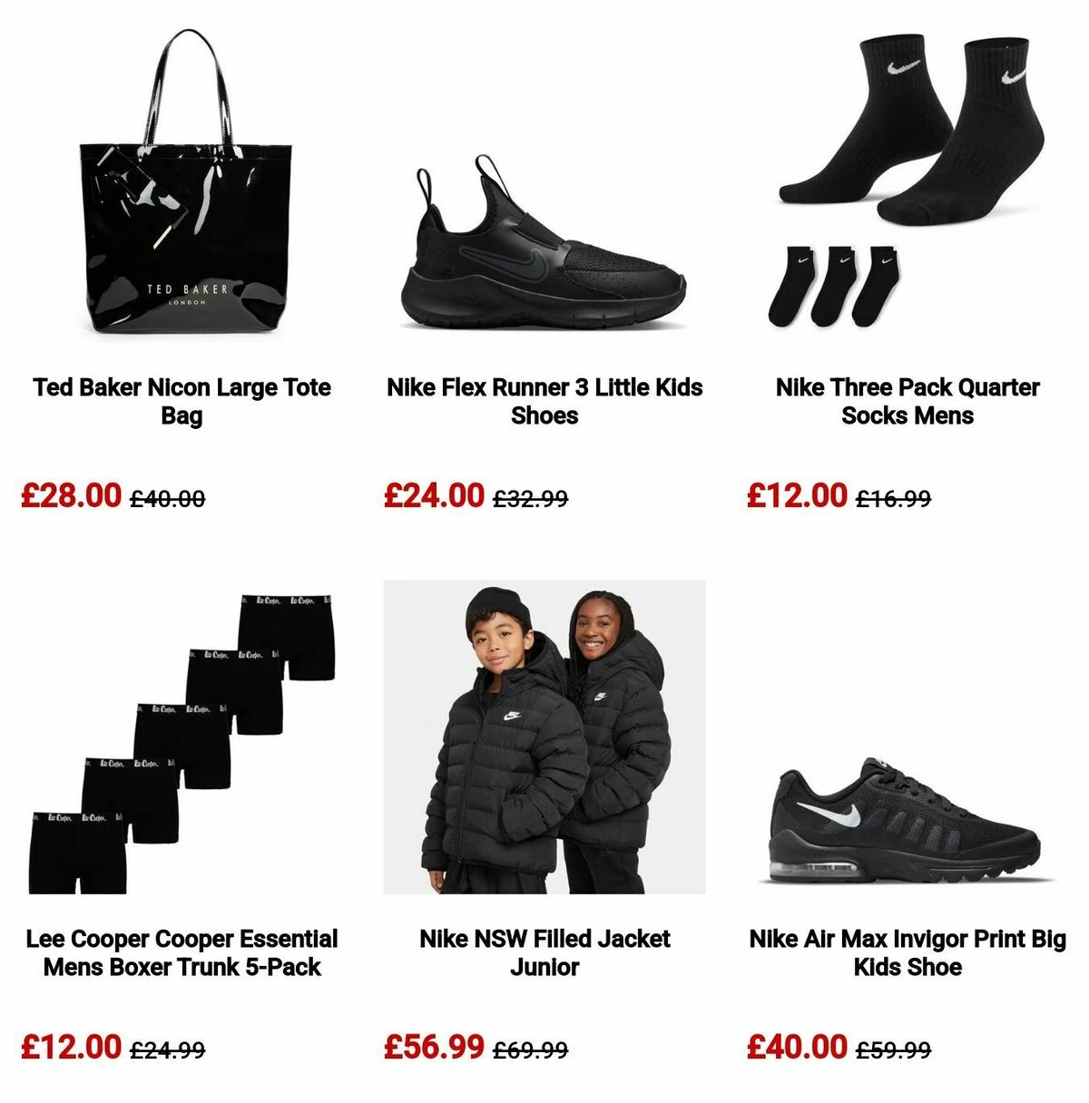 Sports Direct Offers from 5 September