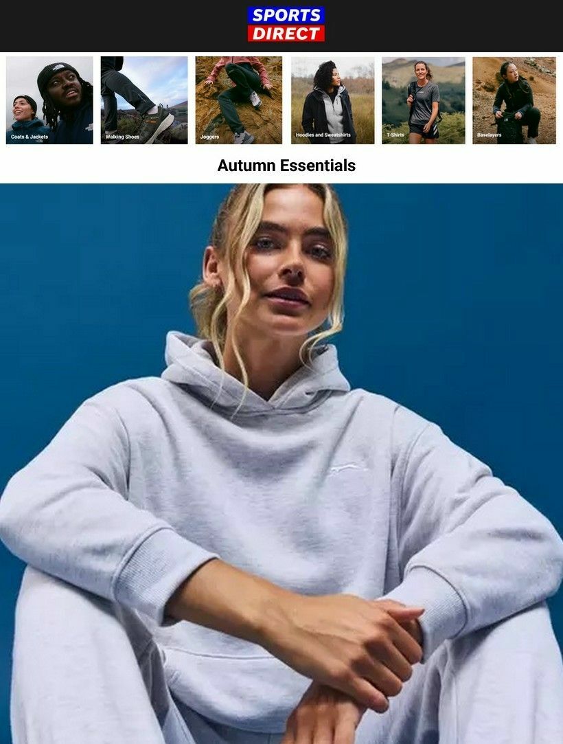 Sports Direct Offers from 6 October