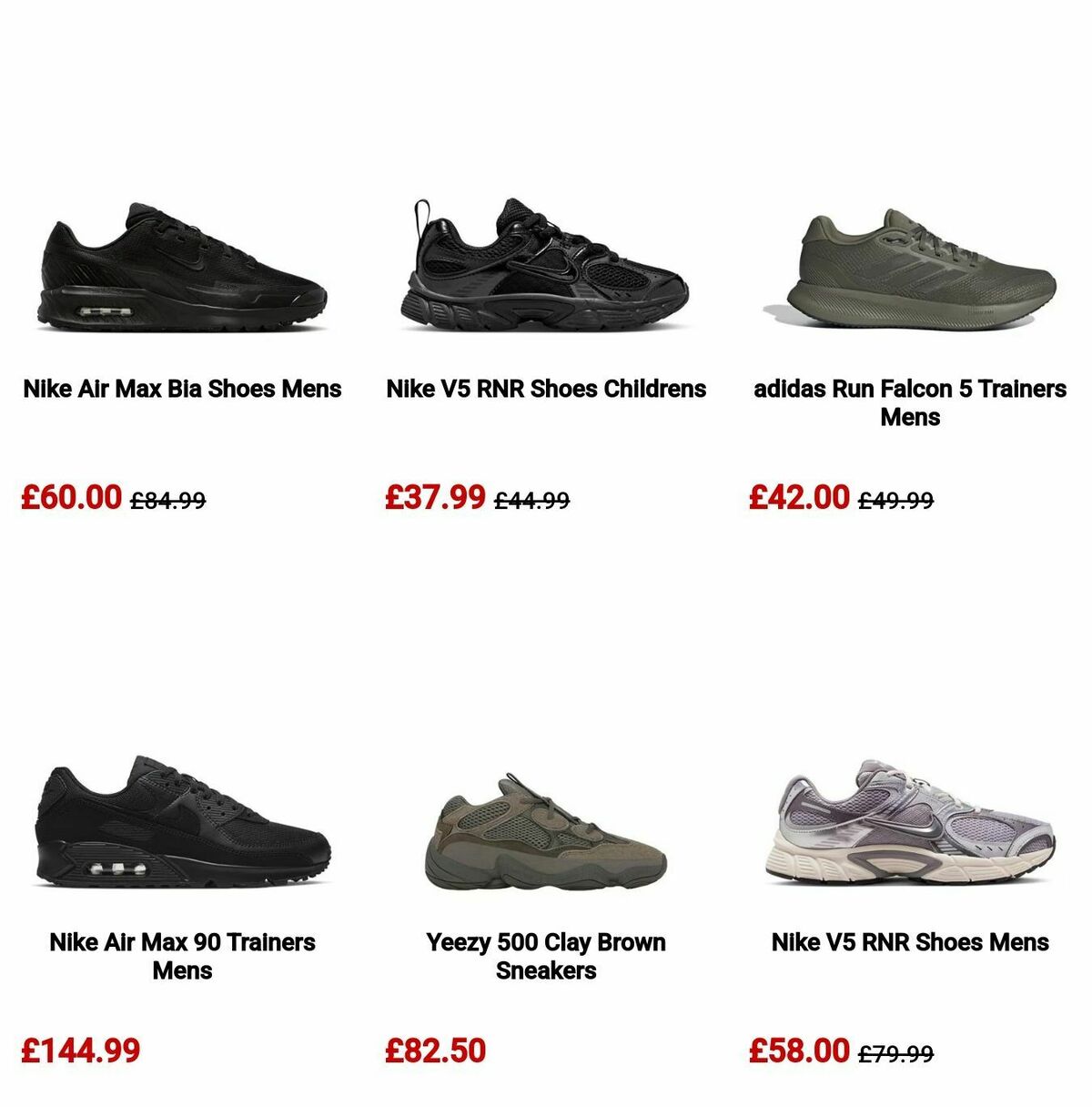 Sports Direct Offers from 6 October