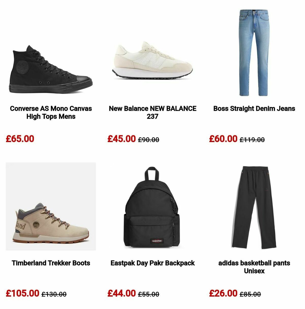 Sports Direct Offers from 6 October