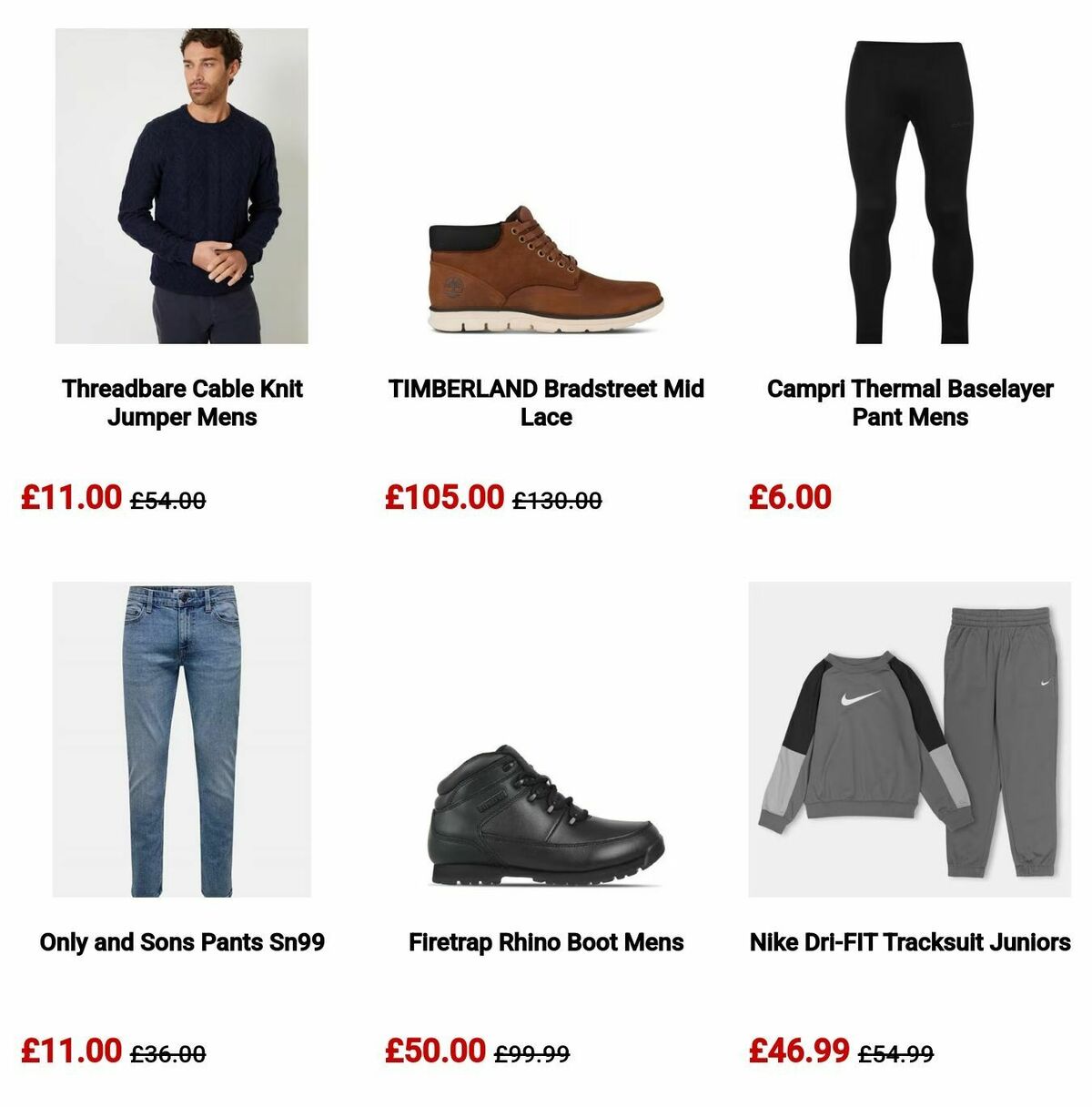 Sports Direct Offers from 6 October