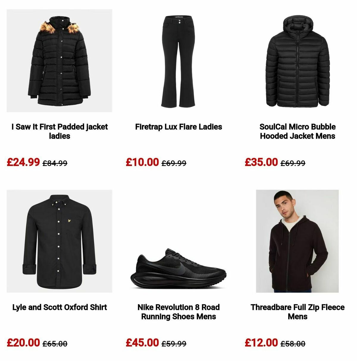 Sports Direct Offers from 6 October