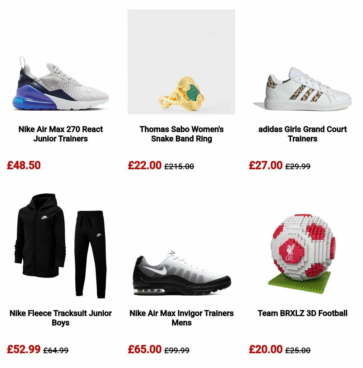 Sports Direct Offers from 10 November