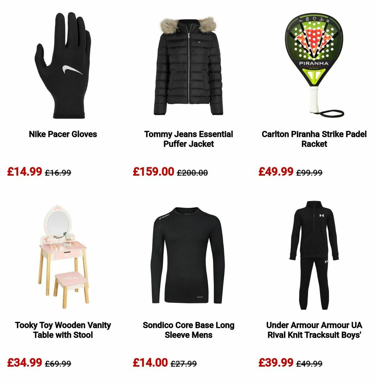 Sports Direct Offers from 10 November