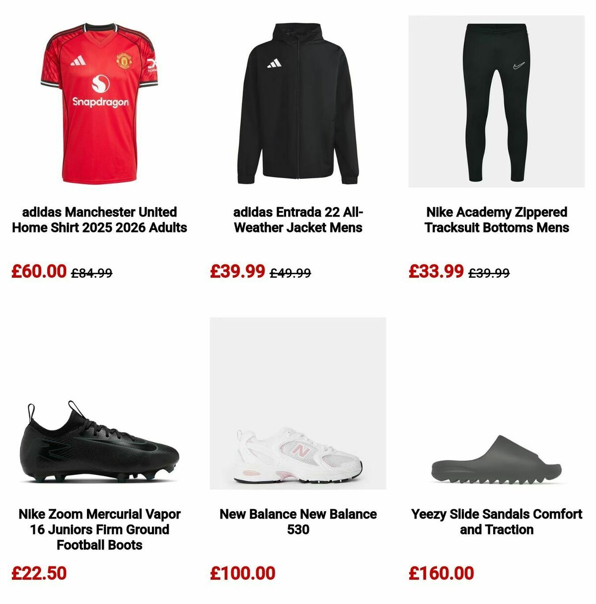 Sports Direct Offers from 10 November