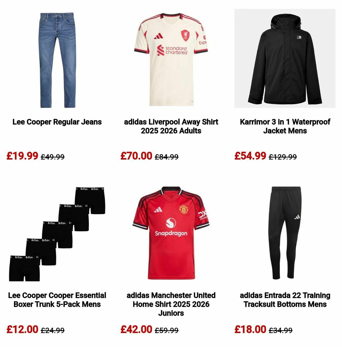 Sports Direct Offers from 10 November