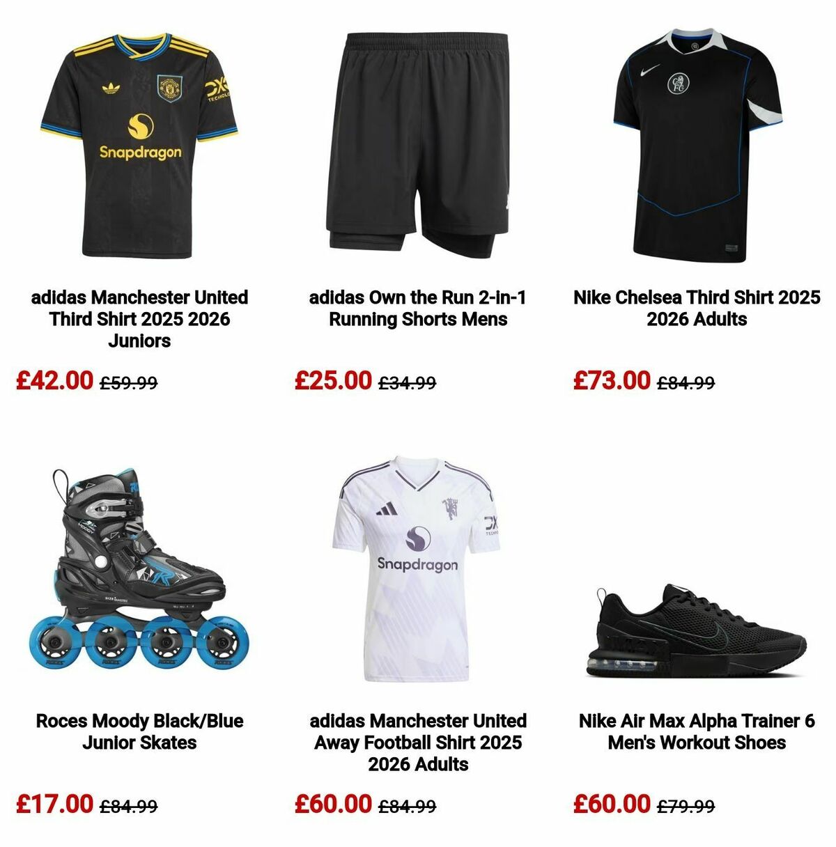 Sports Direct Offers from 10 November