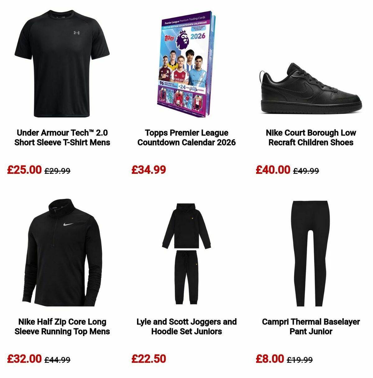 Sports Direct Offers from 10 November
