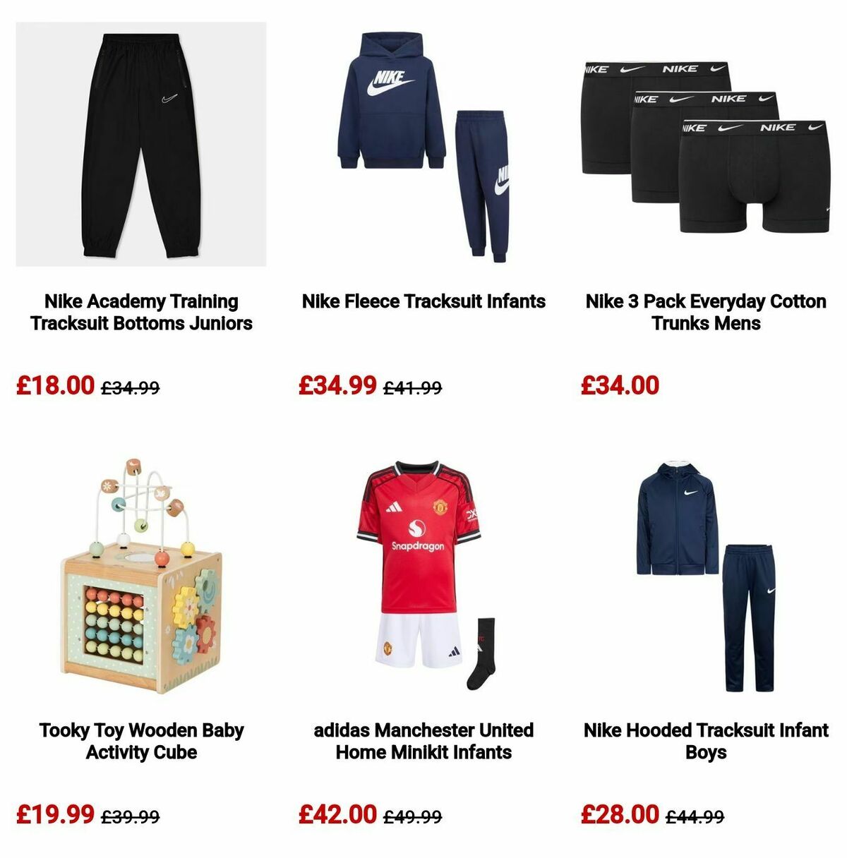 Sports Direct Offers from 10 November