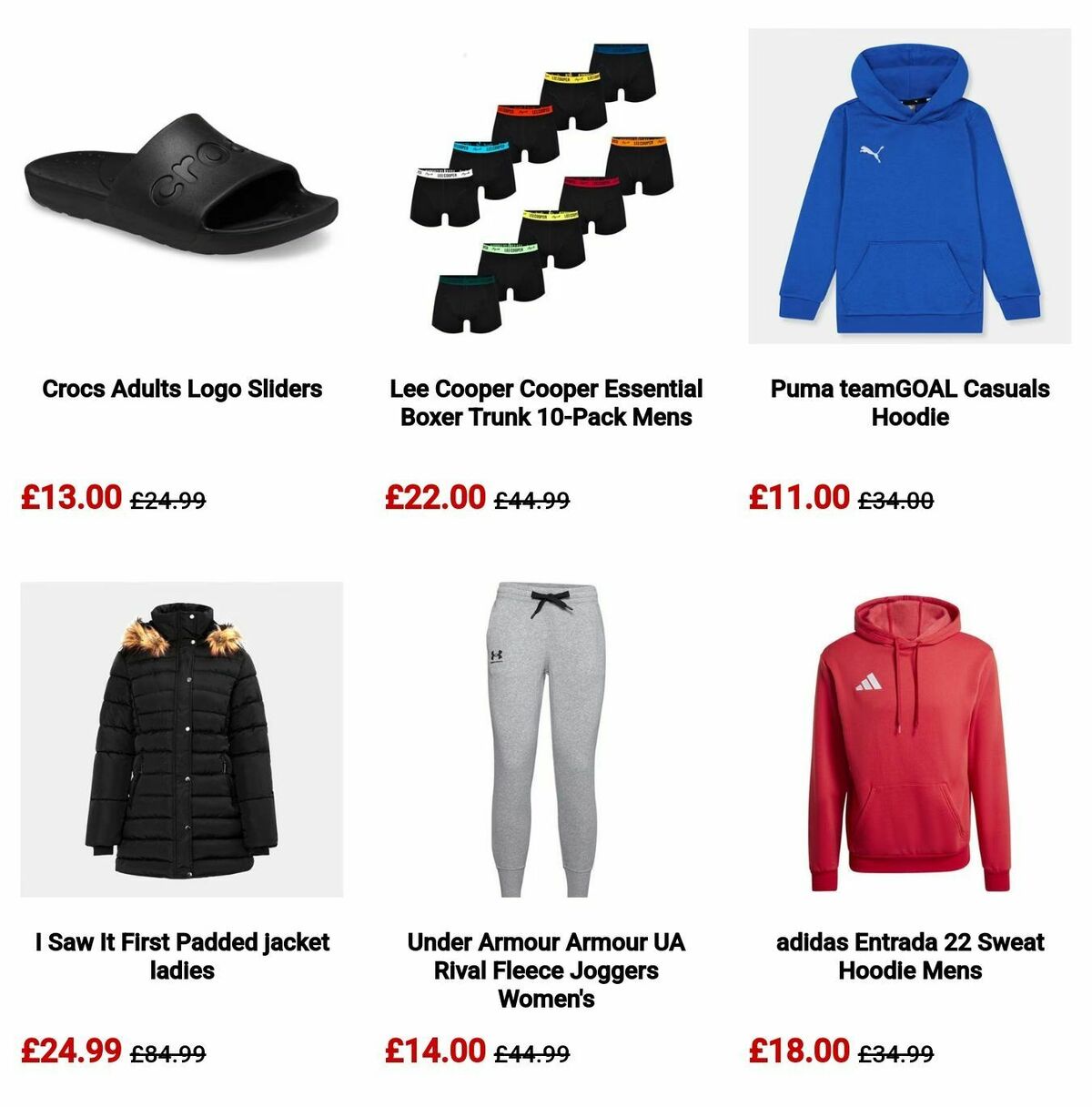 Sports Direct Offers from 10 November