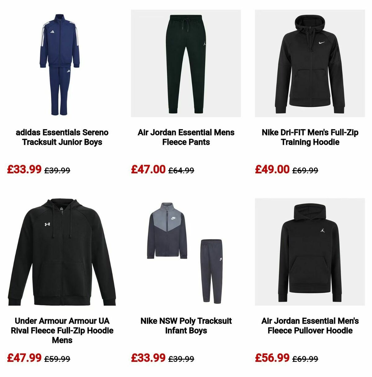 Sports Direct Offers from 18 December