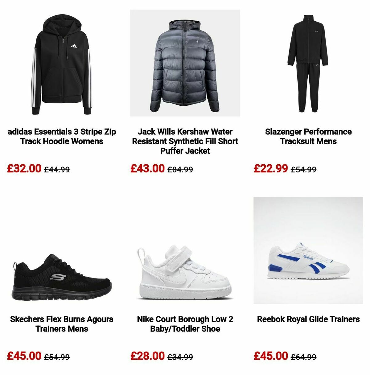 Sports Direct Offers from 18 December