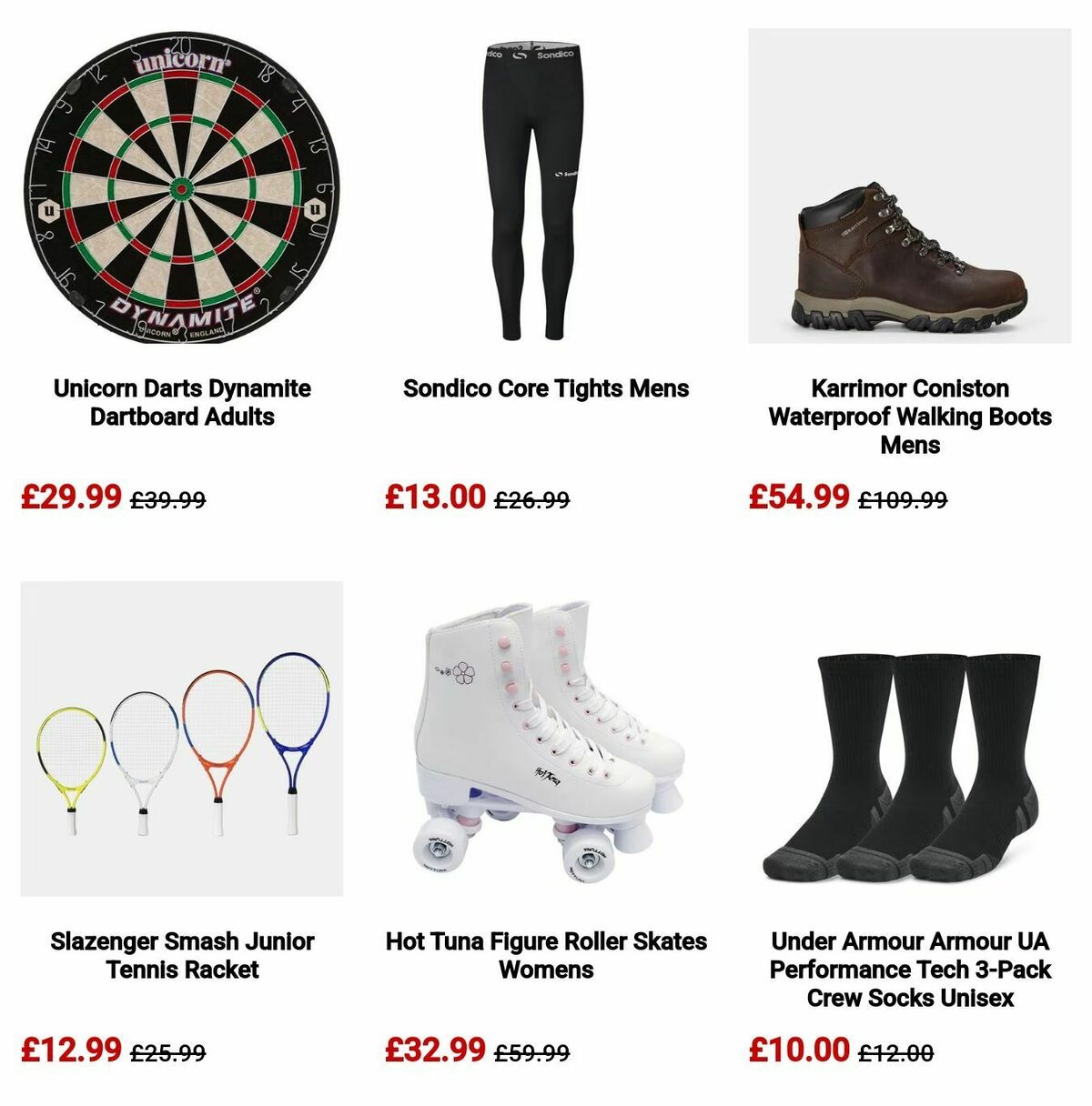 Sports Direct Offers from 18 December
