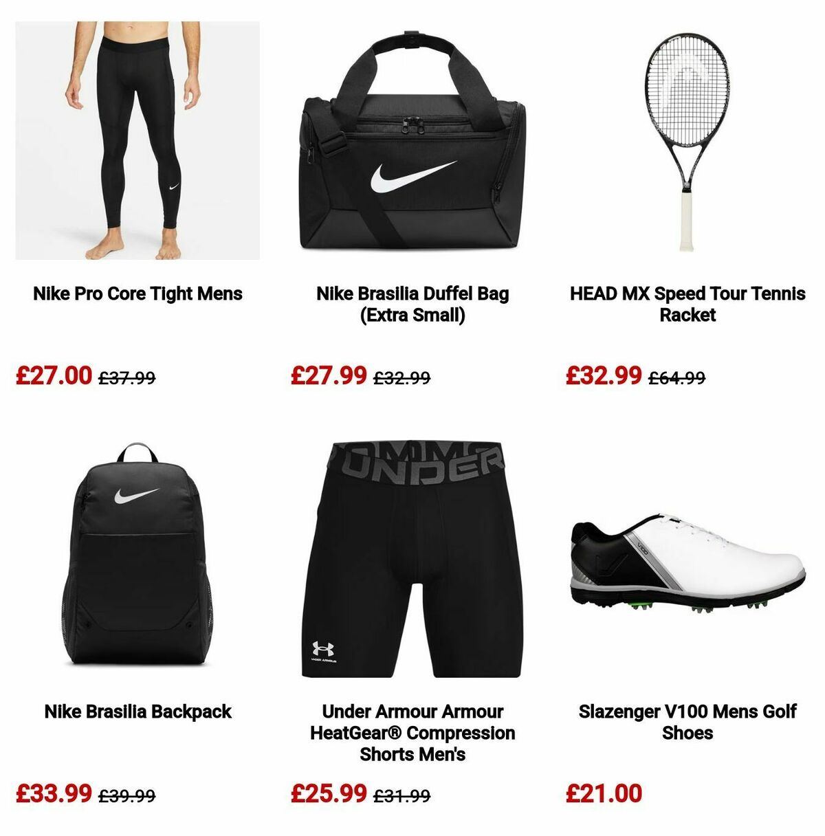 Sports Direct Offers from 18 December
