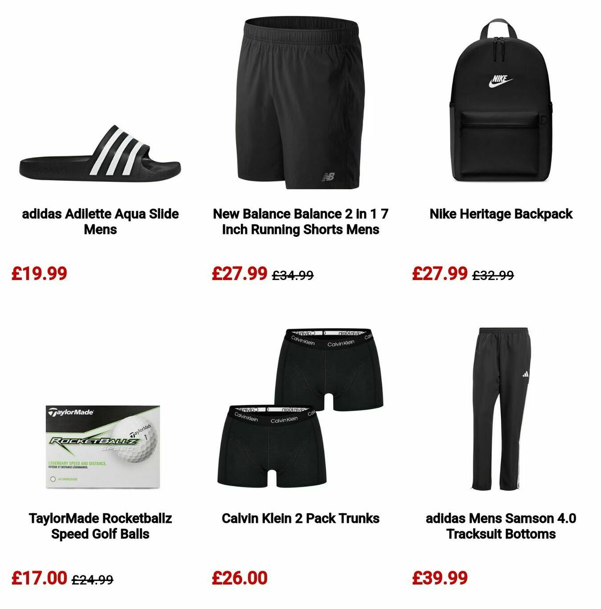 Sports Direct Offers from 18 December
