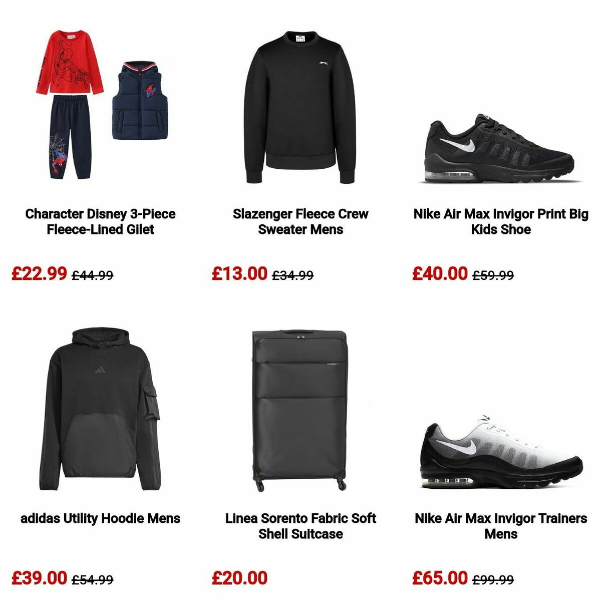 Sports Direct Offers from 18 December