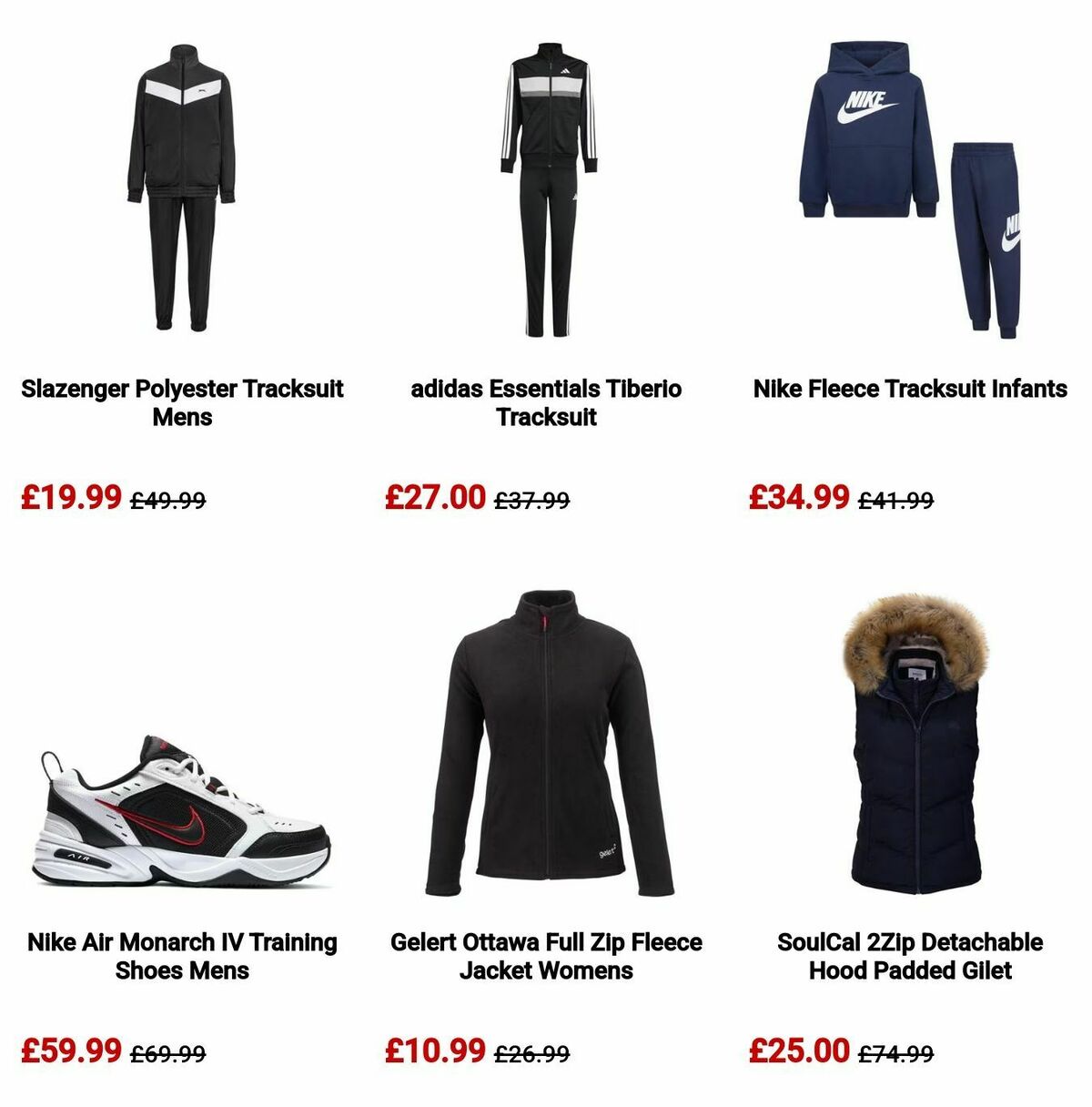 Sports Direct Offers from 18 December