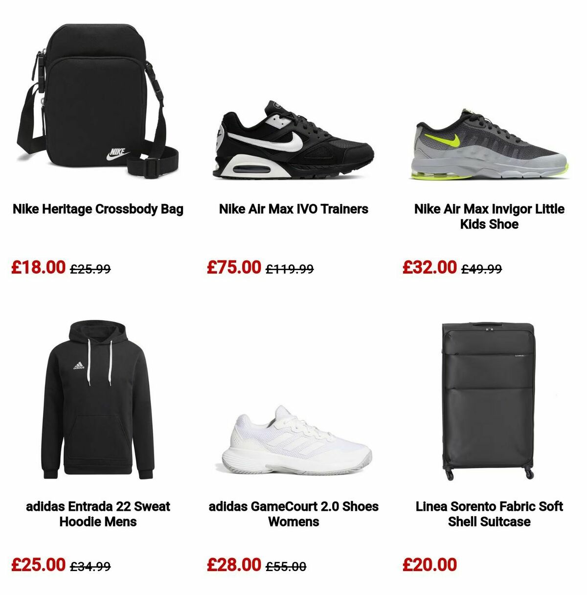 Sports Direct Offers from 24 January