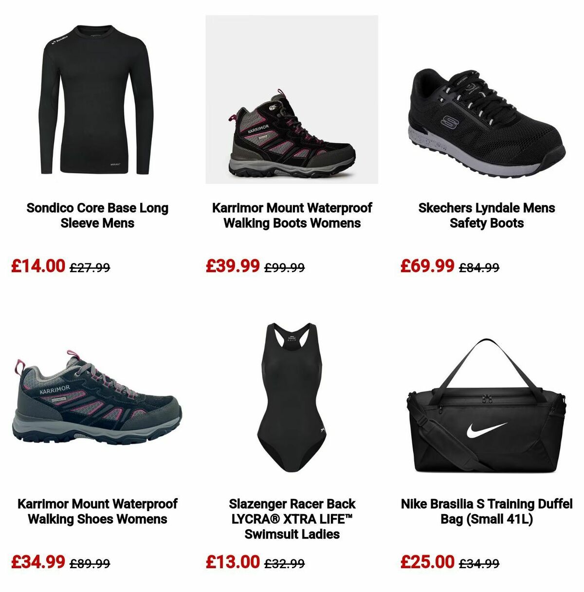 Sports Direct Offers from 24 January