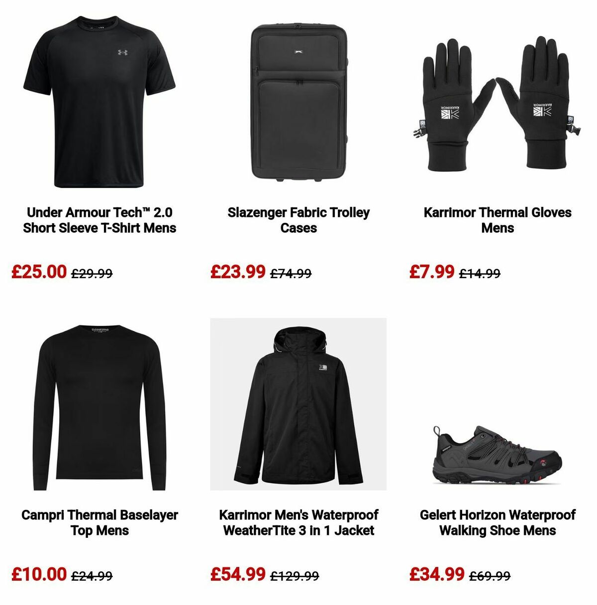 Sports Direct Offers from 24 January