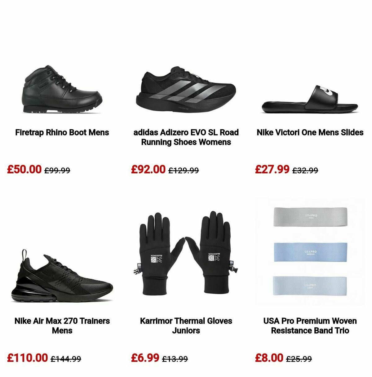Sports Direct Offers from 24 January