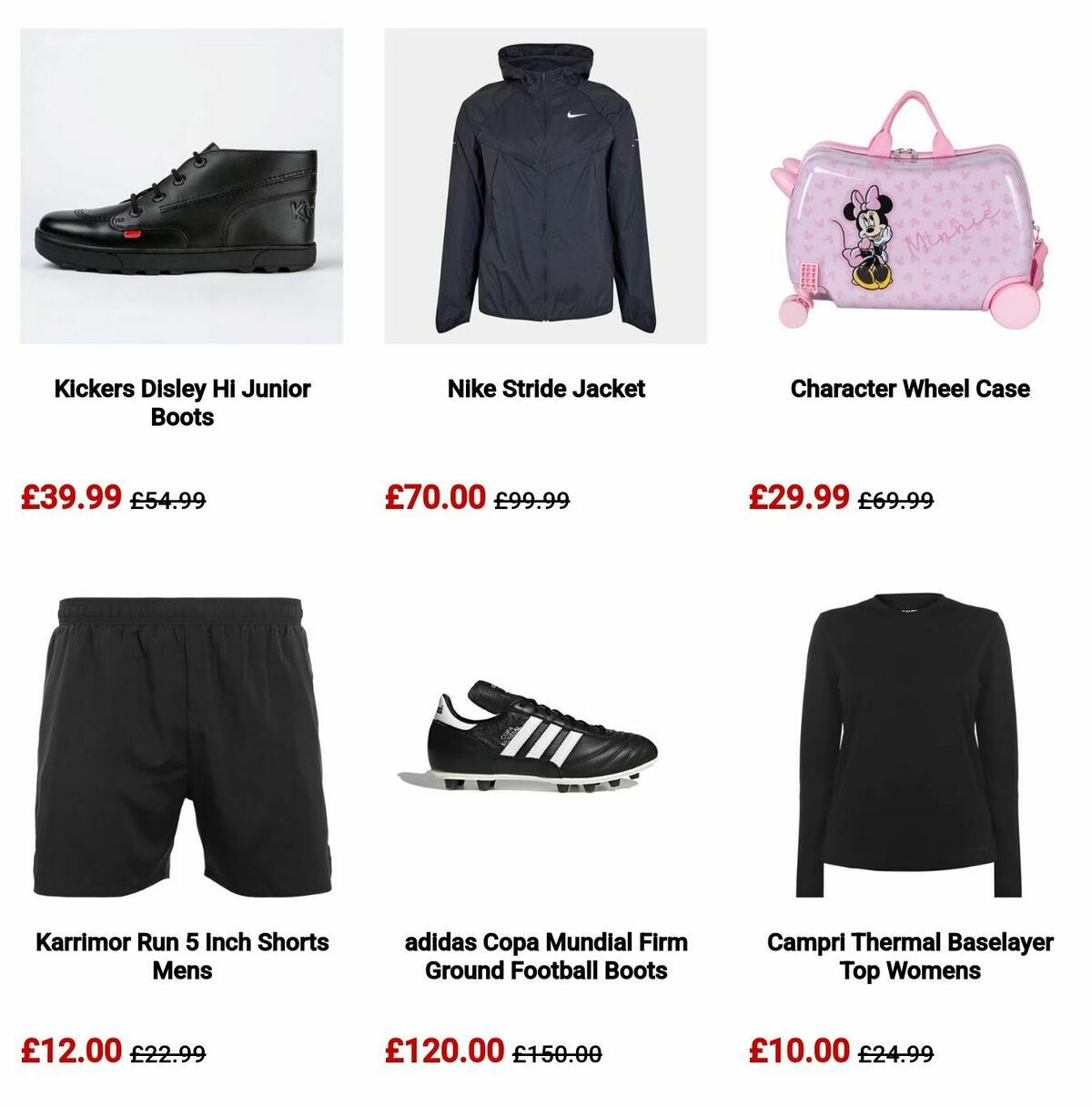 Sports Direct Offers from 24 January