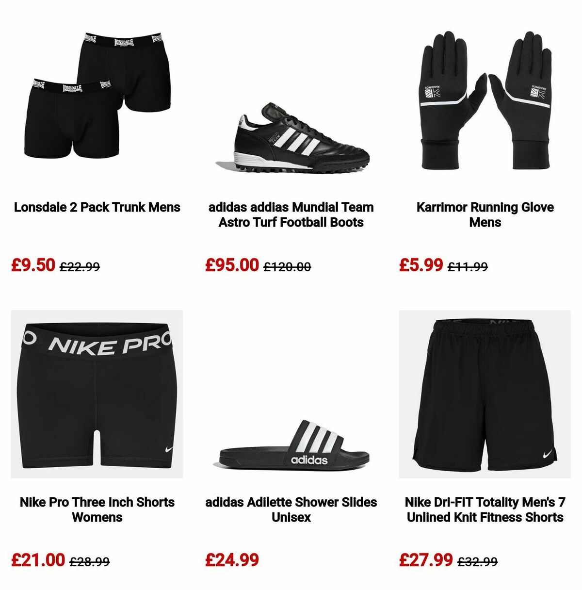 Sports Direct Offers from 24 January