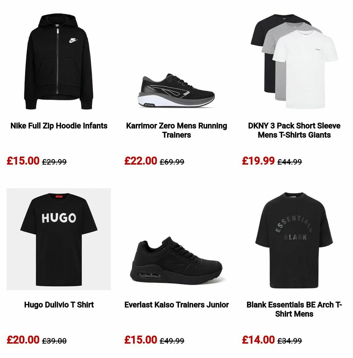 Sports Direct Offers from 24 January