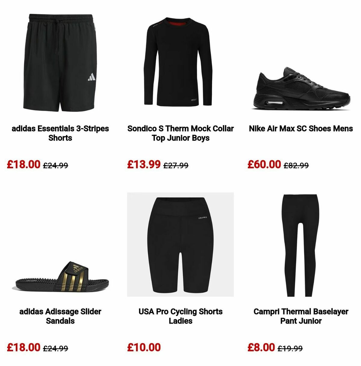 Sports Direct Offers from 24 January