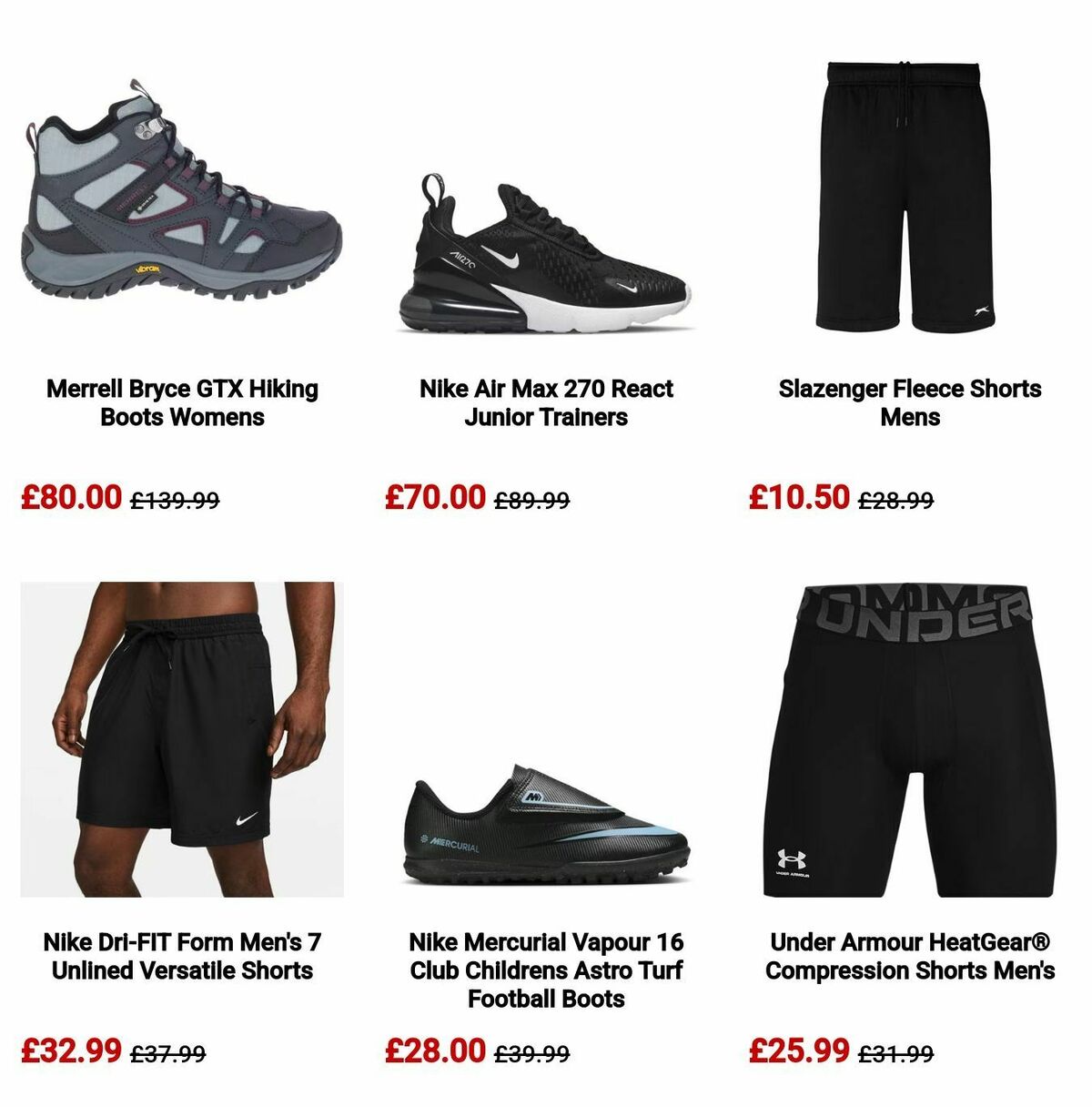 Sports Direct Offers from 24 January
