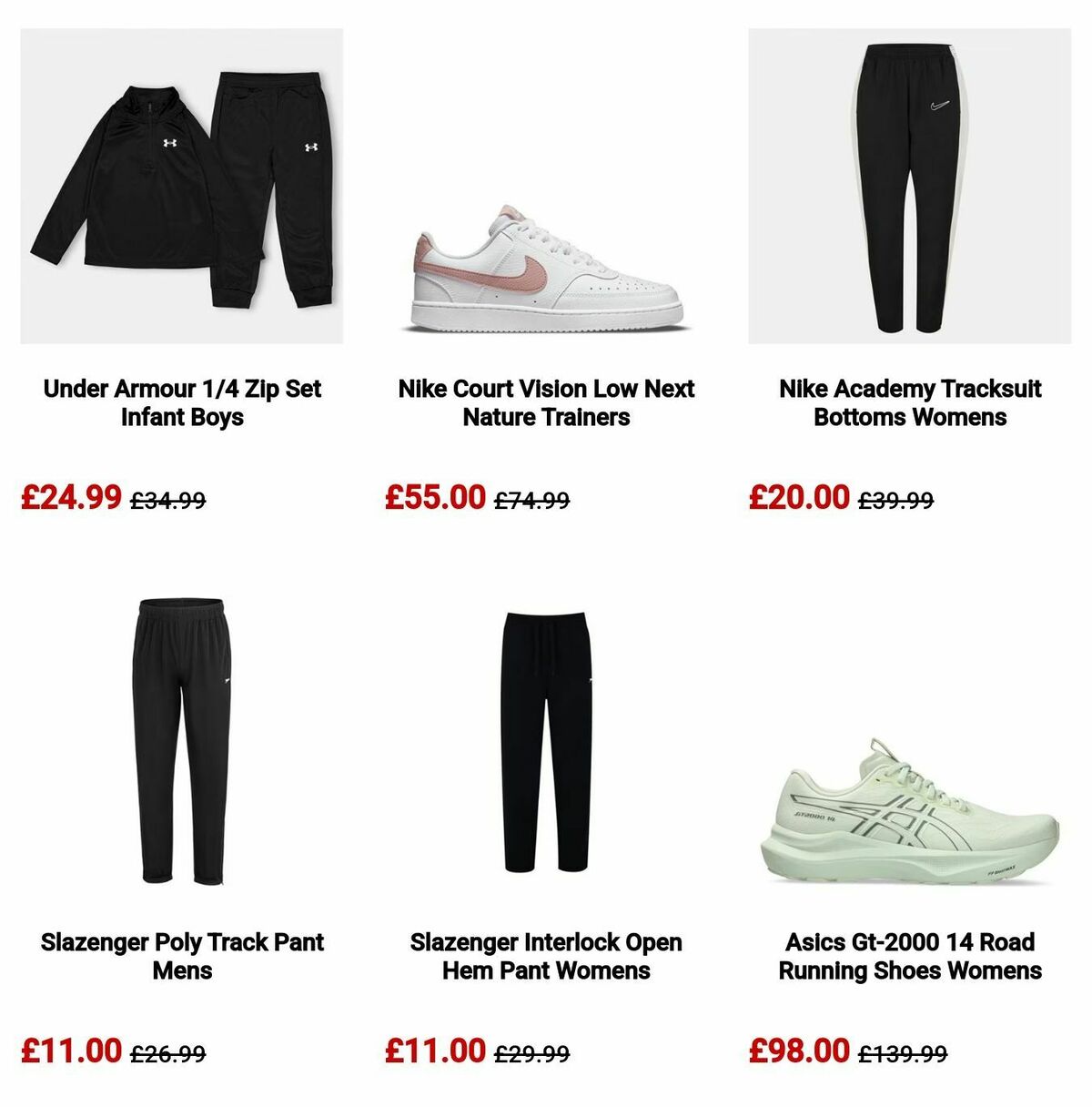 Sports Direct Offers from 24 January