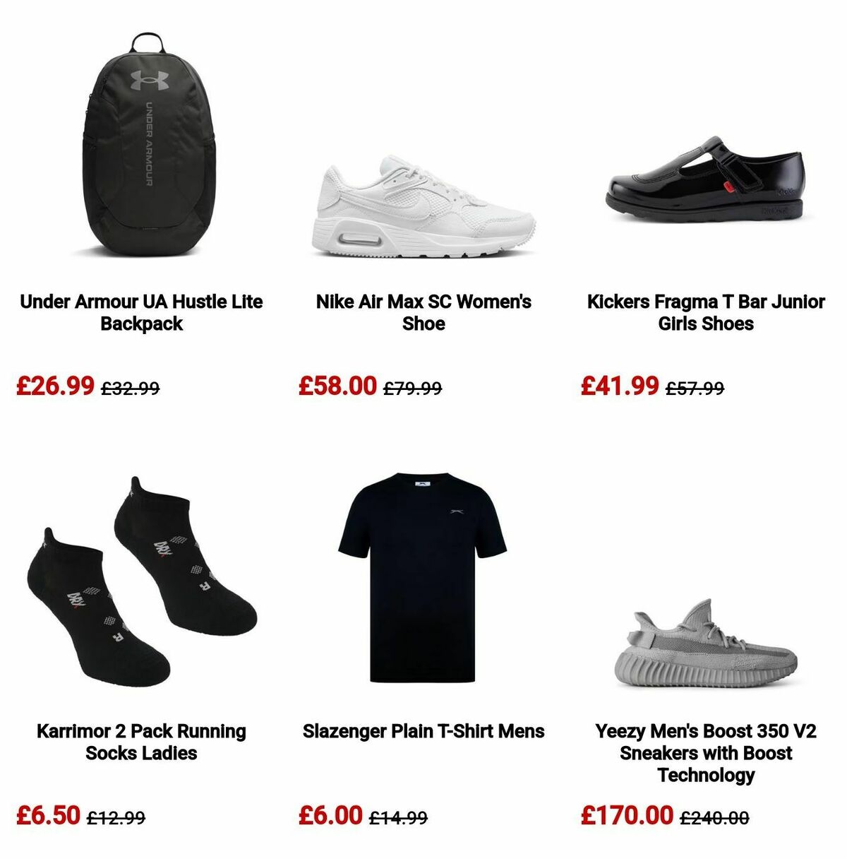 Sports Direct Offers from 24 January
