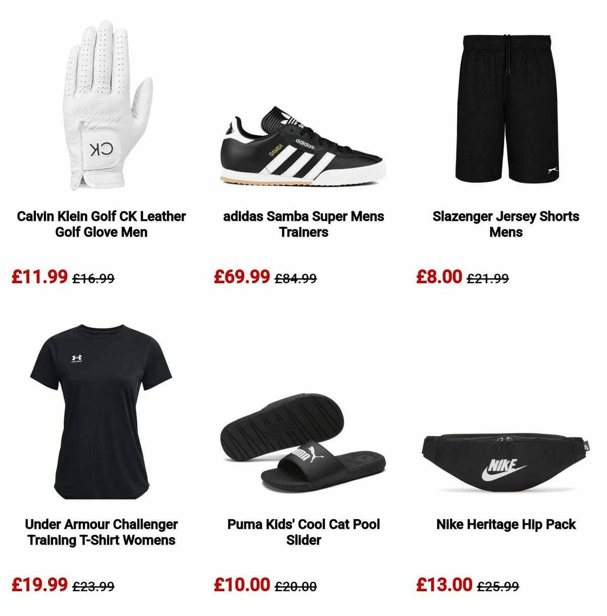Sports Direct Offers from 24 January