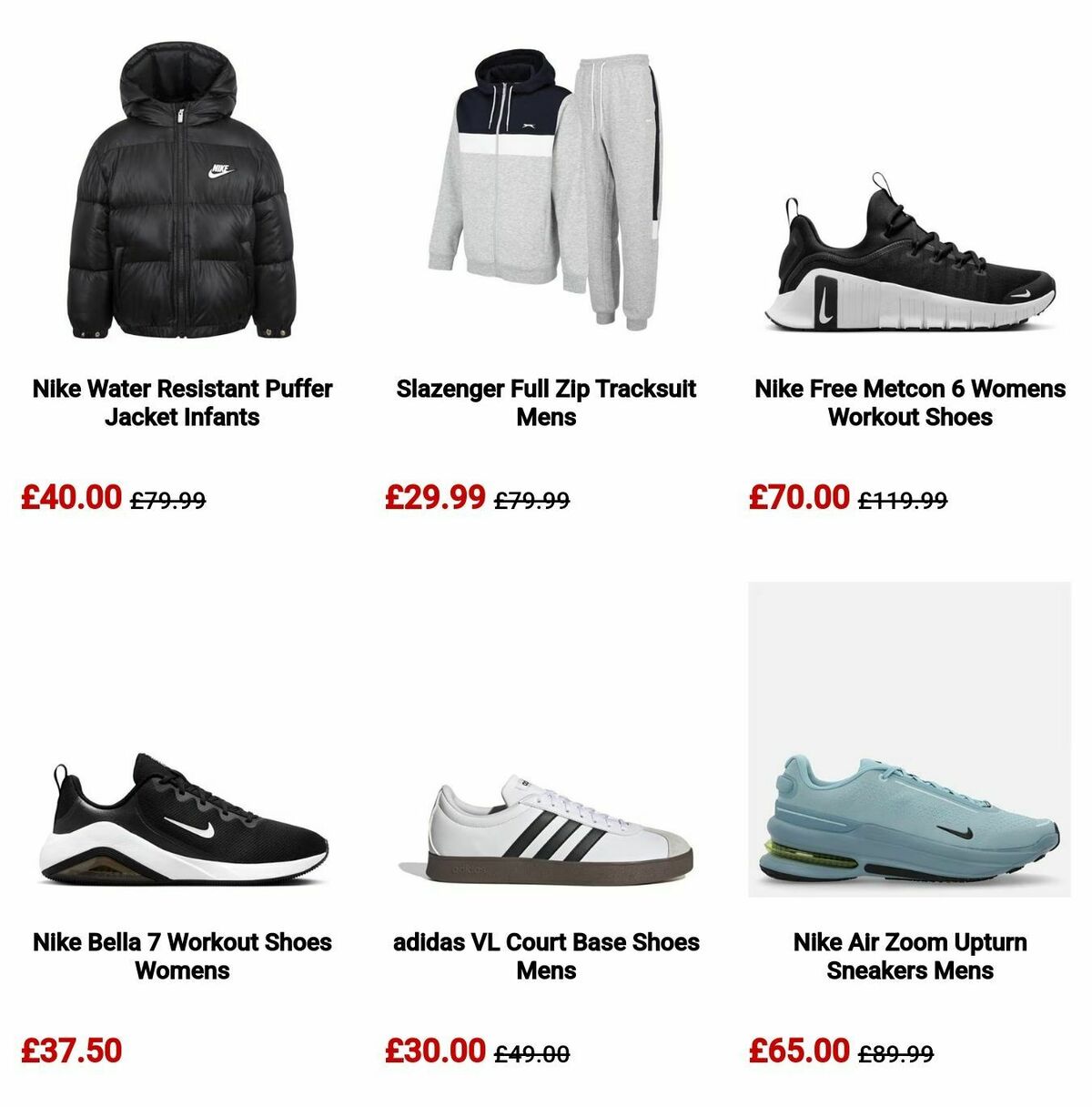 Sports Direct Offers from 24 January