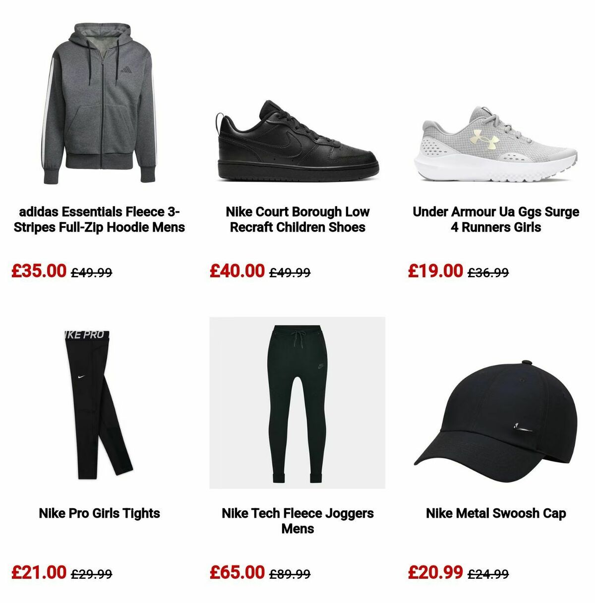 Sports Direct Offers from 10 March