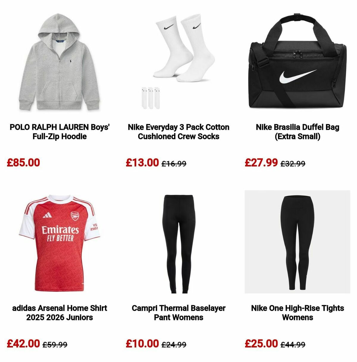 Sports Direct Offers from 10 March