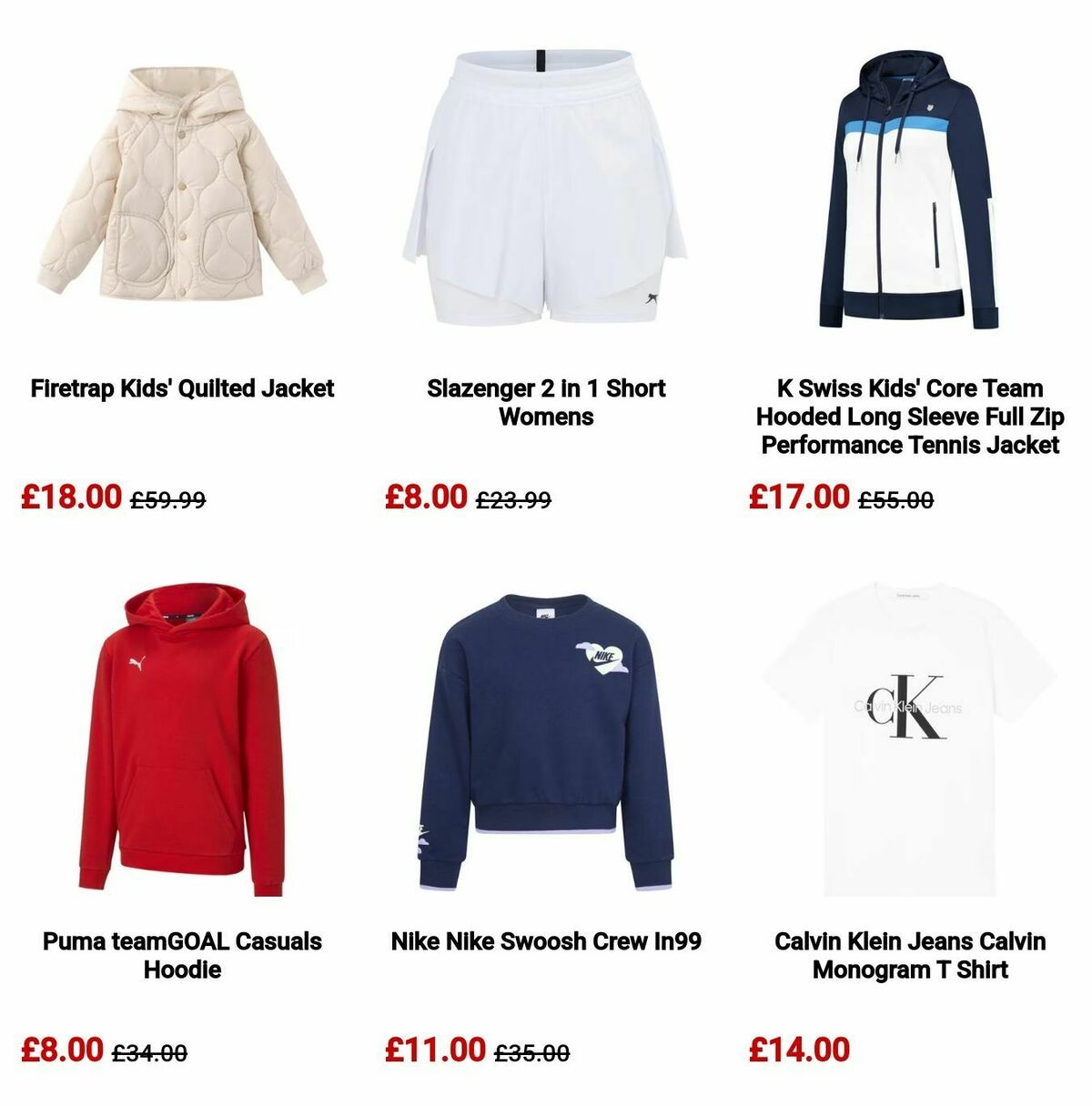 Sports Direct Offers from 10 March