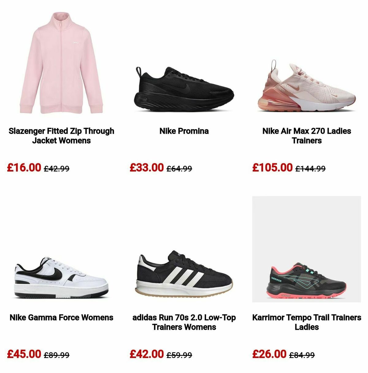Sports Direct Offers from 1 May