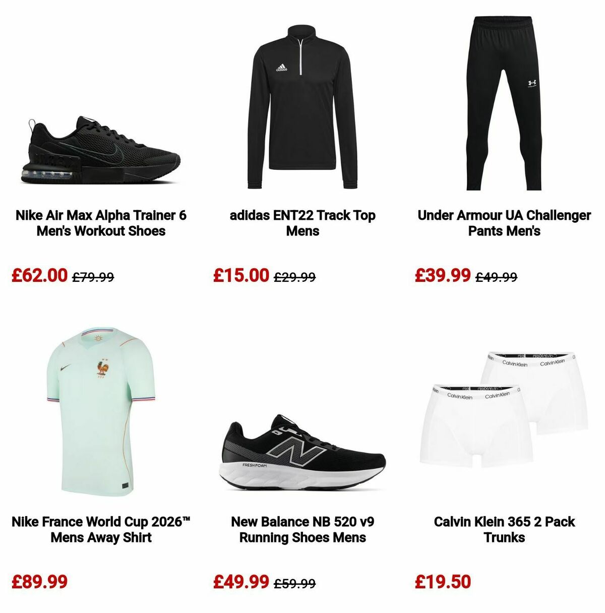 Sports Direct Offers from 29 May
