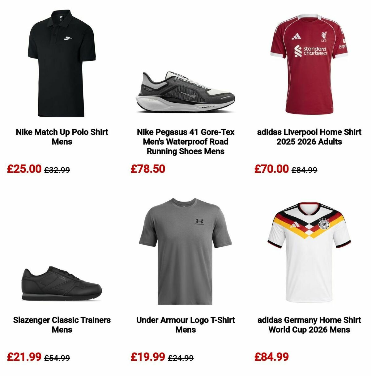 Sports Direct Offers from 29 May