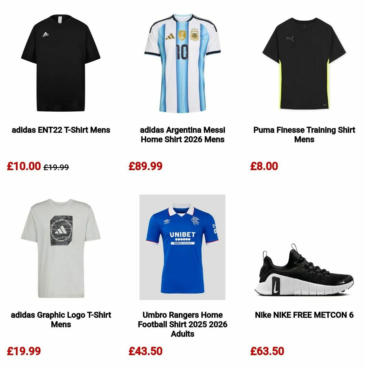 Sports Direct Offers from 29 May