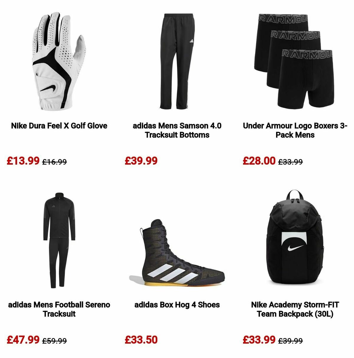 Sports Direct Offers from 29 May